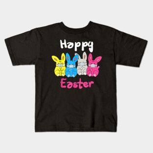 Happy Easter Quarantine Toddler Chillin With My Peeps Kids T-Shirt